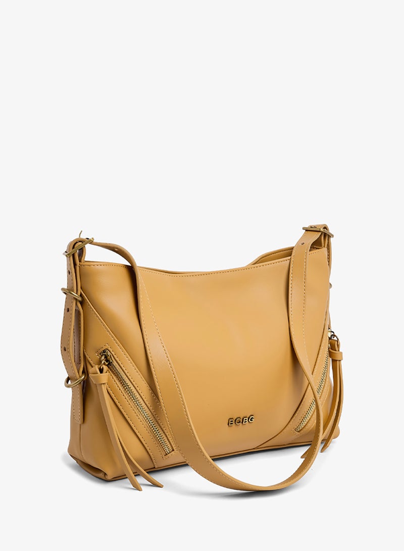 BCBG Logo Detail Shoulder Bag - Image 5